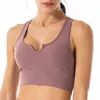 Sports Underwear Yoga Outfits Women039s Tanks Camis Shockproof Gathered Bra Fitness Clothes Running Ishaped Vest Gym Clothes9735689