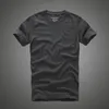 Homens Camiseta AF 100% Algodão Sólido O-pescoço De Manga Curta Tshirt Alta Qualidade Y0322