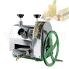 Commercial Manual Sugarcane Juicer Sugar Cane Grind Press Machine Extractor Squeezer Hand Wheel