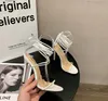 11cm Women Summer Office Shoes Plus Size Sandals High Heels Pumps Shoe Woman Gladiator Cross-tied Lace Up Sandalias