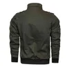 Bomber da uomo Primavera Autunno Casual Plus Size Militare Maschile Army Pilot Air Force Cargo Coat Giacca a vento 211126