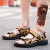 good sneaker sandals men's casual simple beach shoes black brown fashion outdoor joging walking men