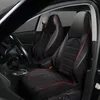 Housses de siège de voiture Housse de siège universelle en cuir pour sièges avant Appuie-tête connectés avec sièges Accessoires d'intérieur de voiture pour voiture de sport2101