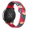 22mm 20mm Silicone Strap for Samsung Galaxy Watch Active 2 40mm 42mm Gear S2 Amazfit Bracelet Women Printing Sport Watch Band