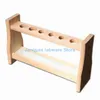 Lab Supplies 1pcs Wooden Test Tube Stand With 6 And 12 Holes 10ml 25ml 50ml 100ml Colorimetric Rack