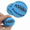 Evcil hayvan oyuncakları 5cm köpek interaktif elastikiyet topu doğal kauçuk sızan diş temiz topları kedi çiğneme interaktifoys wll415