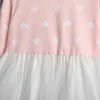 Прибытие осень и весна сплошной цвет арбуз свитер платье детское одежда мило 210528
