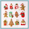 Charms smycken fynd komponenter mix jul julgransprydnader Santa Claus snöflinga snögubbe pendants diy aessories grossist droppe d