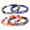 Bijoux 드 모드 Naturel Onyx Indien Resien Red Lion Head Bracelet à La Mode Jadeite Very Non Décoloré Bijoux Bracelets et Braclets