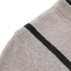 High End Fashion Brand Knit Mens Designer Wool Pullover Sweater Geometric Autum Winter Casual Jumper Ropa para hombre 211018