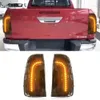 2pcs LED Taillight 후면 테일 라이트 브레이크 램프 브레이크 라이트 경고 램프 Toyota Hilux Revo 2015 2016 2017 2018 2019 2020 2021