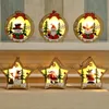 Christmas Decorations Wood Light Pendants Christmas Tree Pendants Small Gift Pendants