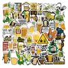 50 PCS Mixed Interesting beer Drinking Graffiti skateboard Stickers For Car Laptop Fridge Helmet Pad Bicycle Bike Motorcycle PS4 b2701753