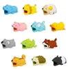 Morso cavo 36styles morso animale protettore cavo accessorio giocattolo cavo cavo elefante maiale axolotl per iPhone smartphone charg1595686