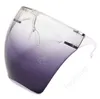 Visiera di sicurezza in plastica con montatura per occhiali Maschera protettiva trasparente con copertura integrale Visiera antiappannamento Maschere trasparenti di design DAF295