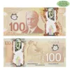 50% storlek Prop Cad Money 20s Canadian Dollar Cad sedlar Papper Play Pengar Movie Props for Film Tiktok YouTube
