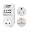 Timers EU UK US Plug Timer Digital Weekly Programmable Electrical Wall Plug-in Power Socket Switch Outlet Time Clock AC