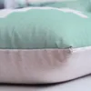 45 * 45cm anpassad kudde flaxen krypterad bomull linne kudde täcker tecknad hjort Minimalistisk geometrisk Amazon Explosion PillowCase KKB2669