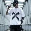 11 BYBB'S DARK Hip Hop Streetwear T-shirt D'été Patchwork Imprimé Tactica Harajuku À Manches Courtes Surdimensionné Hommes T-shirts 210322