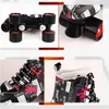 Quad Skates Flag Printing PU Leather Double Row Roller Skates Adult Two Line Roller Skates Patins Shoes