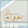 Dangle & Chandelier Earrings Jewelry S3 Fashion Turkish Symbol Evil Eyes Hoop Rhinstone Blue Eye Earring Drop Delivery 2021 Nqwwc