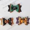 Akcesoria do włosów Halloween Glitter Buldes Dynia Duch Spider Hairclips Dzieci Cartoon Hairpin M3560