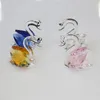 Crystal Swan Figurine Glass Ornaments Animal Paperweight Diamond Arts Collection Table Home Decoration Crafts Miniature Gifts RRD12855