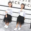 Mama Girls Tutu Lace Skirt Mommy and Me Matching Clothes Double Ruffles Half-dress Summer Parent Child Irregular Dress 210724