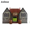 8m High Quality Portable Outdoor 6x4m 8x5m inflatable Irish pub bar tent for Party Event