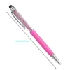 Bling 2in1 Crystal Diamond Ballpoint Pens Screen Touch Stylus Pen Office School Stationery Supplies XBJK21126544366