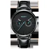 Watchsc-New colorful fashion watch sports style watches (full black)