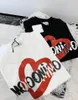 2024 Red sequins heart Designer kids shirts boys girls t-shirts Casual hoodie clothe t shirt print children baby Infant short Sleeve tops tee