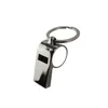 Heat Transfer Whistle Keychain Pendant Party Favor Sublimation Blank Metal Whistles DIY Creative Birthday Gift