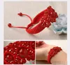 Bangle Handmade Natural Red Gems Charm Bracelets For Women Braiding Adjustable Thread Waistbands Lucky Jewelry Pulseiras9424986