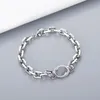 Nom Collier 316L Chaîne en argent Bijoux en acier inoxydable Bracelets Bracelets Bangles Pulseiras Collier en argent NRJ