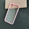 Mode Acryl Cases Matte Clear Phone Case Transparante Back Cover Protector voor iPhone 12 Mini Pro Max x XR XS