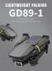 Global Drone 4K Fotocamera Mini veicolo Wifi Fpv Pieghevole Professionale RC Elicottero Selfie Droni Giocattoli Per Bambini Batteria GD89-1