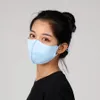 Ice Silk Air Cotton Mask Color Simple Fashion Spring and Summer New Washable Dustproof Breathable 2QJ4720