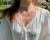 Frühlings Sommer Frauen Maxi Kleid weißer Spitze gegen Nacken Langer Urlaubsurlaubskleidung 210531