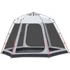 無料の六角形のテントの屋外4人6人全体の人々6人のキャンプ用テントと避難所