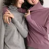 Freizeit-Pullover mit hohem Kragen, schlanker, gemütlicher Langarm-Pullover, Heimstil, Mode, Damenpullover, Herbst und Winter 210917