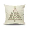 The Nordic Style Pillow Case White Black Simple Theme Chritamas Gift Snow Starry Sky Elk Bolster Cover