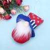 4 de julho decoração Decoração Gnome Independence Day Pendurar ornamentos 4 pçs / set veterana dias anão presente