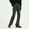 IEFB Men's Wea High Street Hip Hop Casual Flare Jeans Pant Male Japan Korea Vintage Denim Trousers Pants Autumn 9Y5329 211108