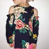 Spring Summer Girl Shirt Flower Printed Long-Sleeved Tops Kids Clothes For Girls Children's Clothing 210528