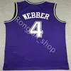 Mitchell Ness Basketball cousu Jason Williams 55 Stephen Curry 30 Kevin Garnett 21 Chris Webber 4 Michael 23 Nb