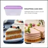 Gift Wrap Event Party Supplies Festive Home Garden 1PC PRAKTISK HANDHAND CAKE CASE THYCKED BOX Födelsedagsleverans 2021 DQVNW