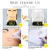 2st eyelashes Extension Practice Tray Kits Nybörjare Lashes Applikationsutbildning Plastmodell Facial Display Tools Makeup Supplies
