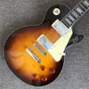 Rosawood Fingerboard Guitar Electric, Dark Sunburst Maple Top, Solid Mahogany Body Electric Gitara