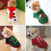 Julhundkläder Nytt år Husdjur Hundkläder för Små Medium Hundar Kostym Chihuahua Pet Shirt Varm Kläder Yorkshire